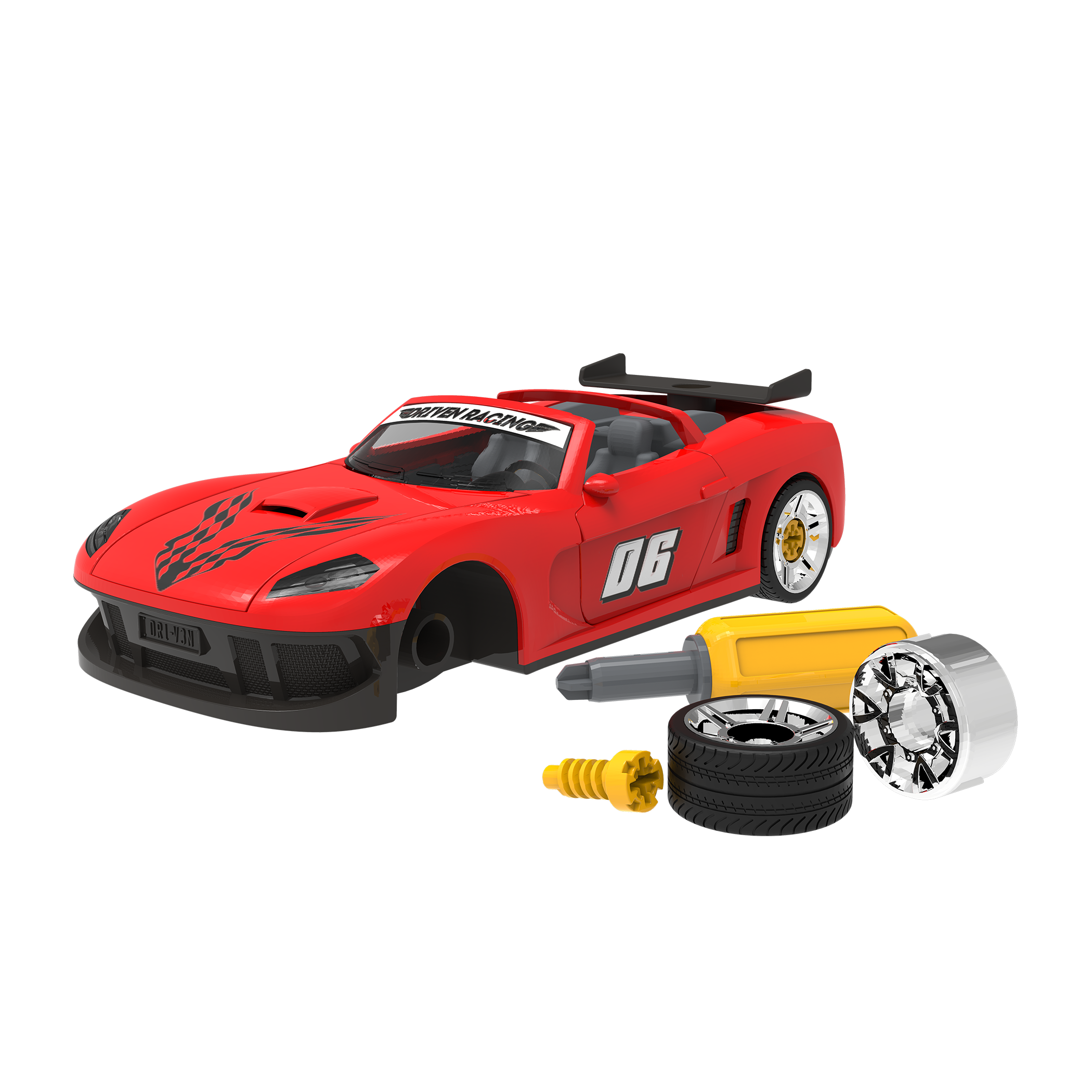 Driven - Take Apart Sports Car