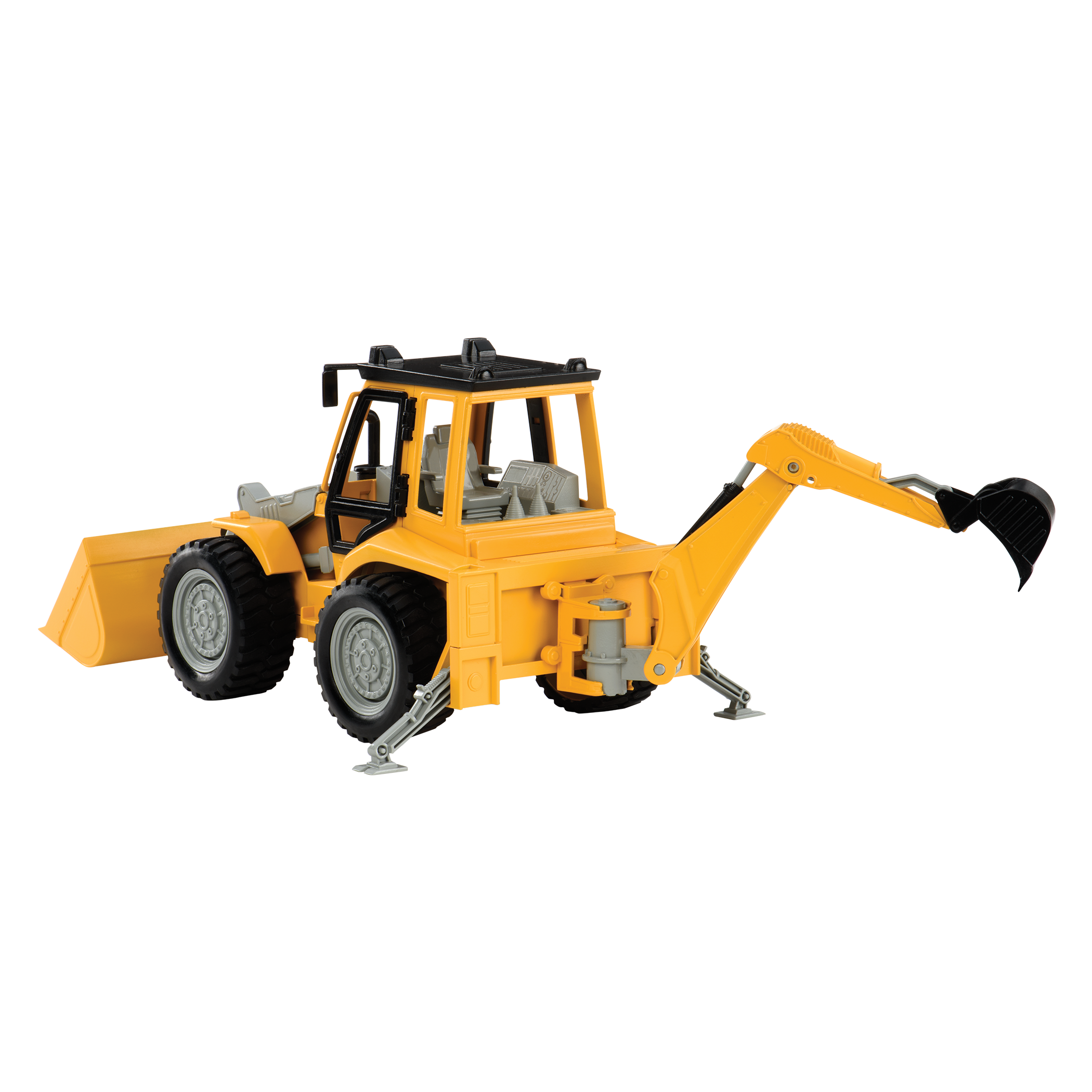 Driven - Mid Backhoe Loader Yellow