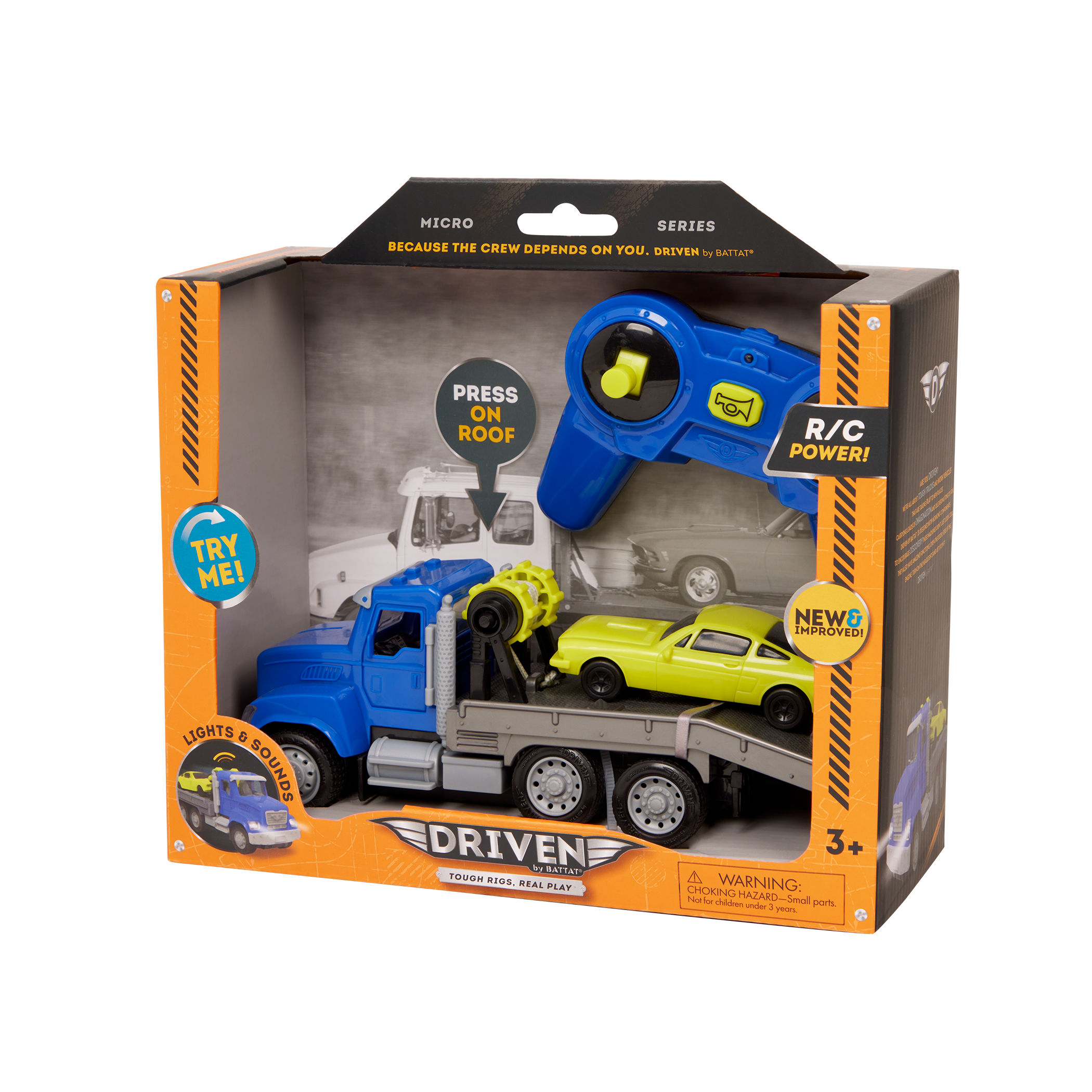 Driven - R/C Micro Tow Truck Blue