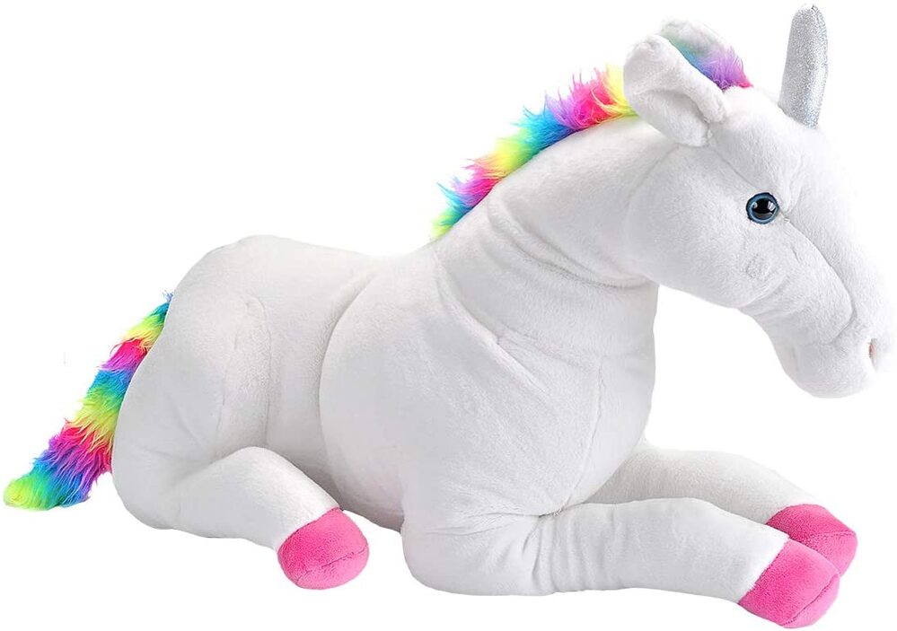 Wild Republic - Cuddlekins Jumbo Unicorn White