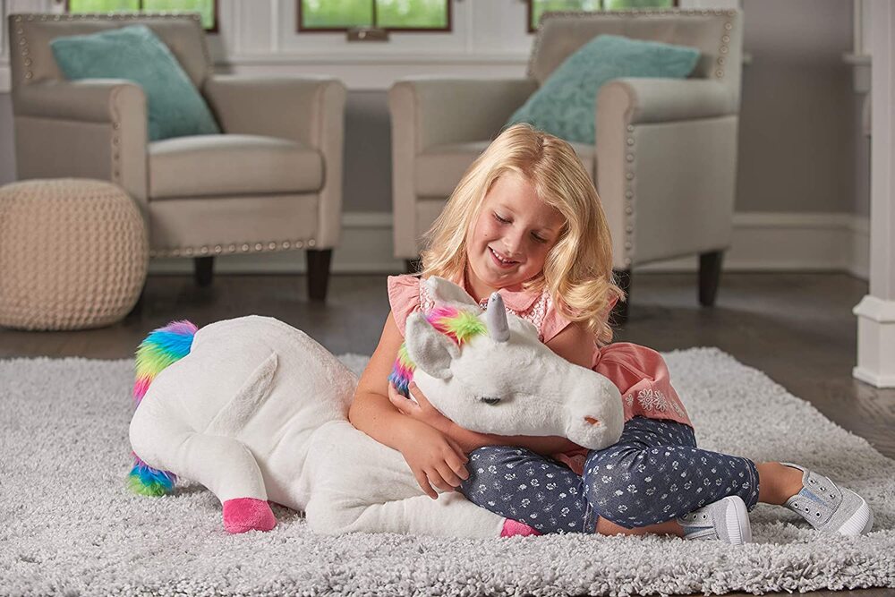Wild Republic - Cuddlekins Jumbo Unicorn White