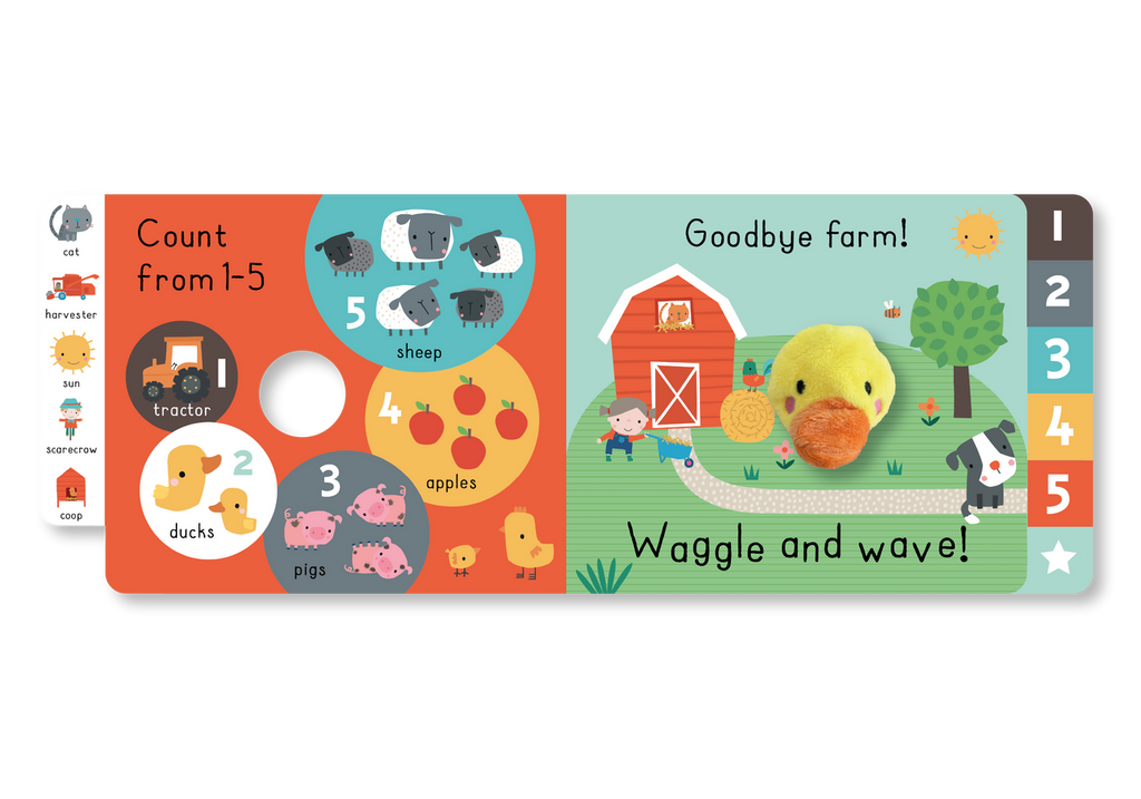 Waggle & Wave Farm Numbers Book