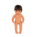 Miniland - Doll 38cm Caucasian Boy Brunette In Bag