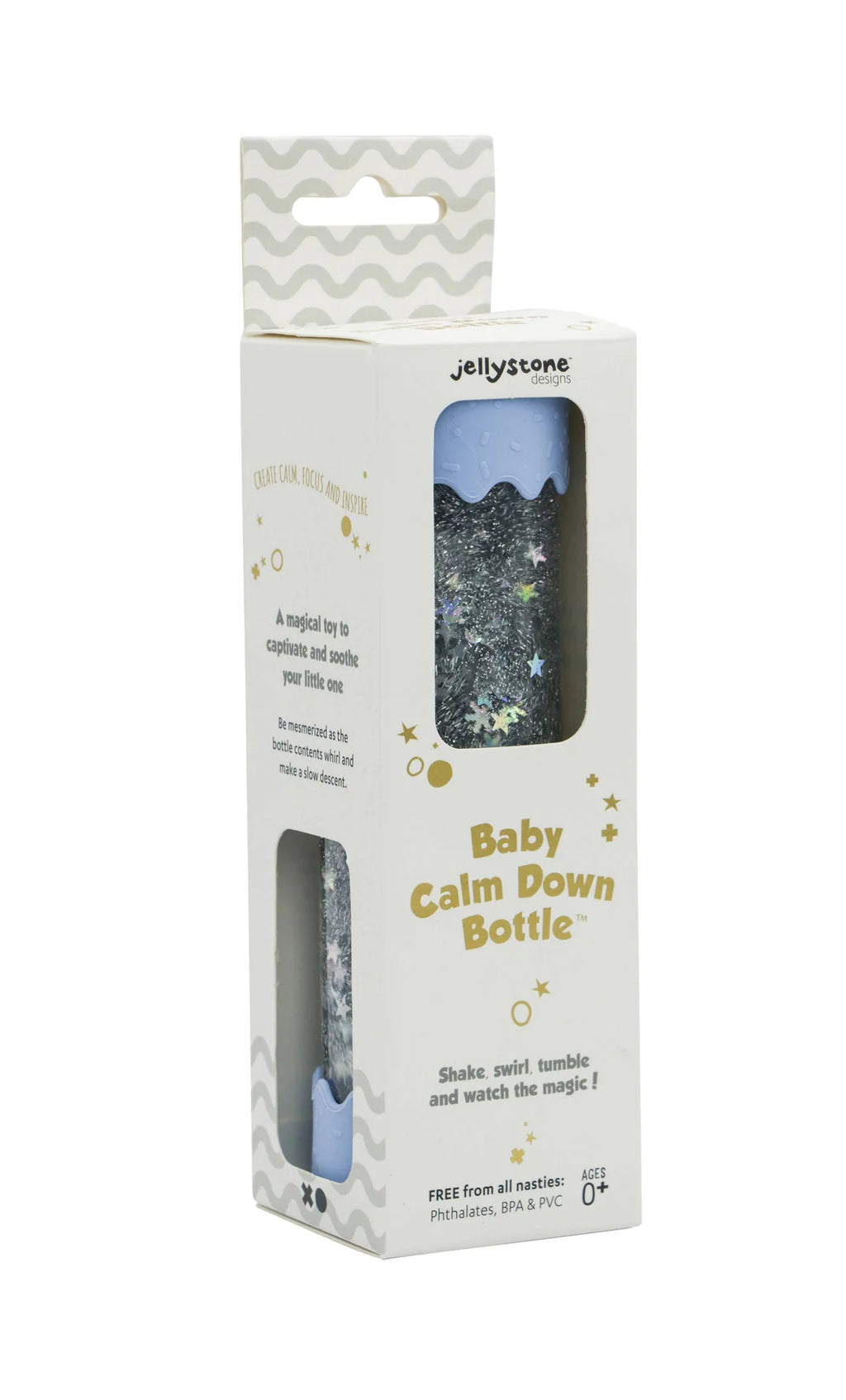 Jellystone - Baby Calm Down Bottle Soft Blue