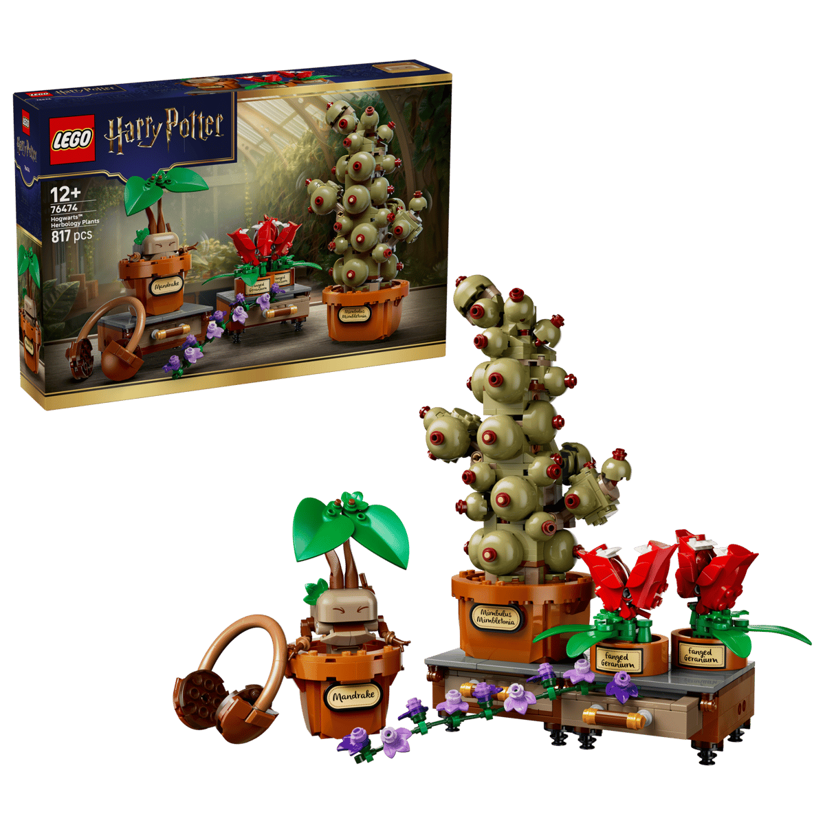 Lego - Harry Potter Hogwarts Herbolopy Plants 76474