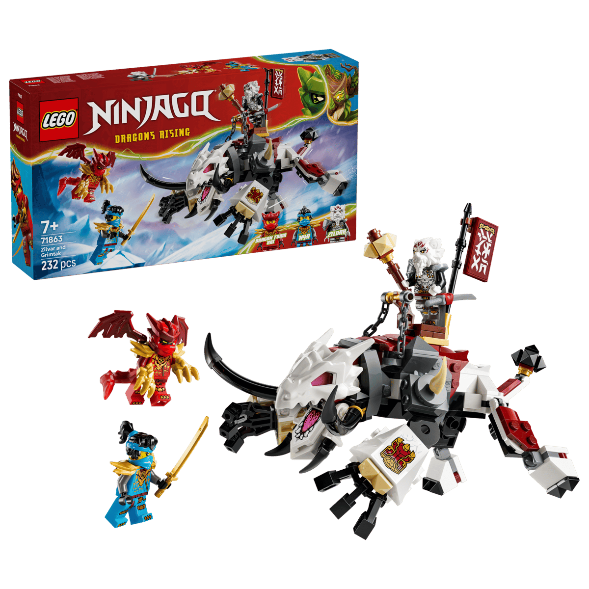 Lego - Ninjago Zilvar and Grimtak 71863