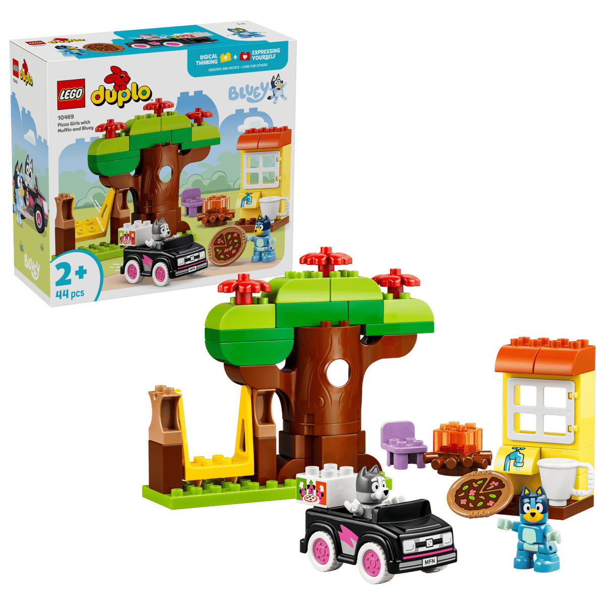 Lego - Duplo Pizza Girls with Muffin and Bluey 10469
