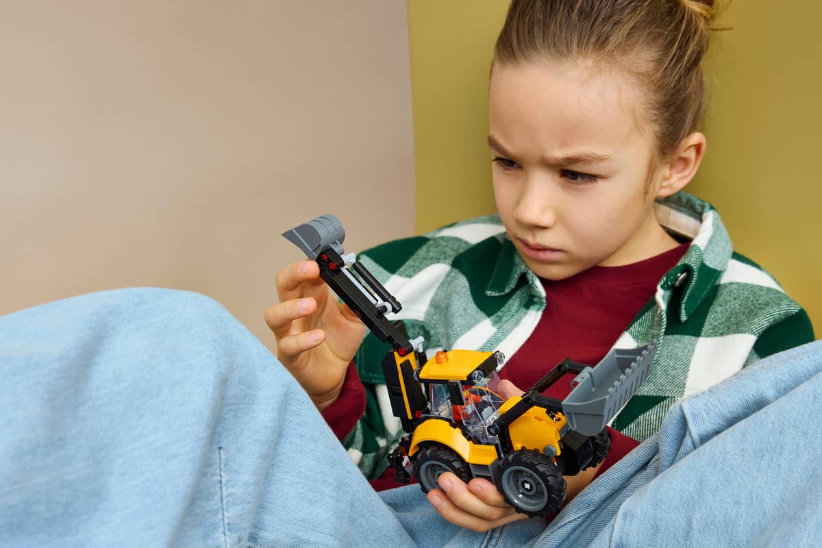 Lego - City Yellow Backhoe Loader 60480