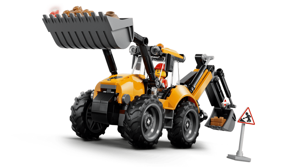 Lego - City Yellow Backhoe Loader 60480