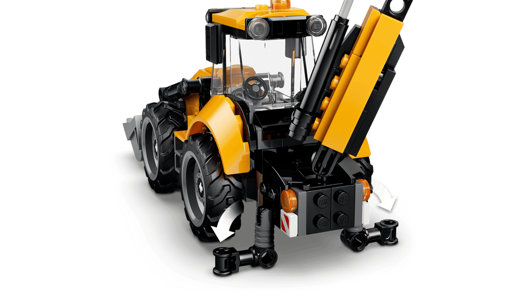 Lego - City Yellow Backhoe Loader 60480