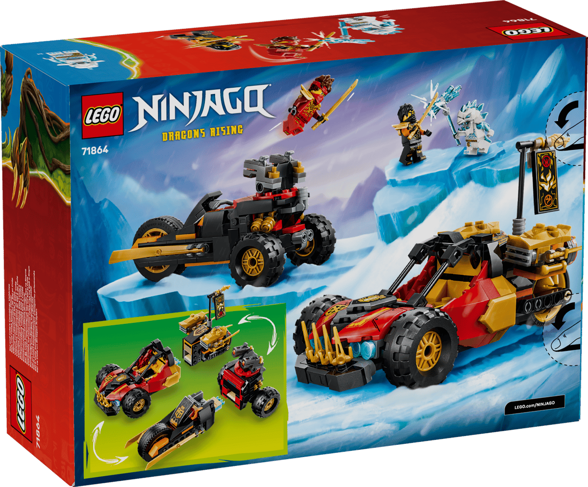 Lego - Ninjago Kai and Cole's Combiner Vehicles 71864
