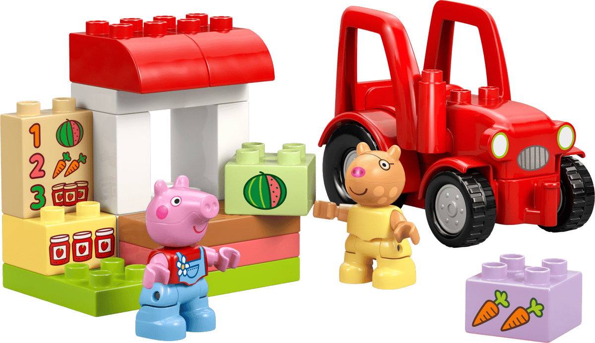 LEGO - Peppa Pig Tractor and Market 10468