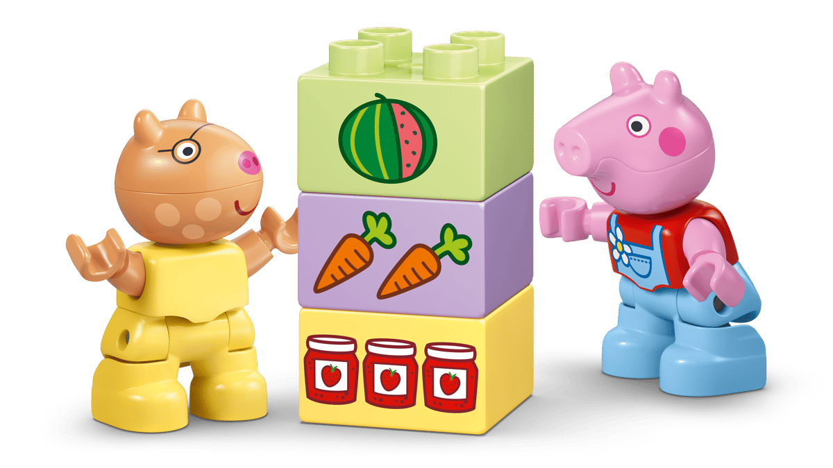 LEGO - Peppa Pig Tractor and Market 10468