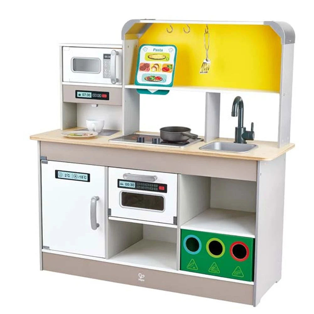 Hape - Deluxe Kitchen With Fan Stove