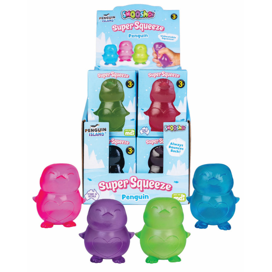 Smoosho's - Super Squeeze GID Penguin