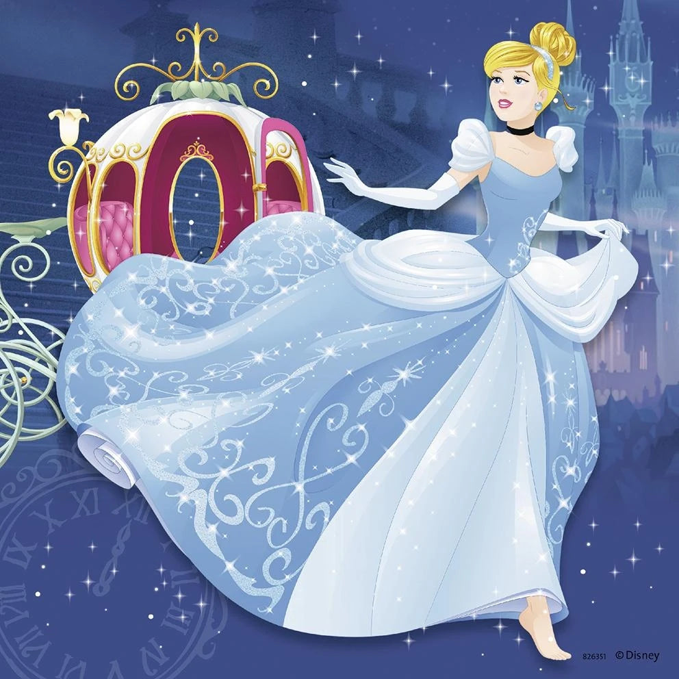 Ravensburger - Disney Princesses Adventure 3x49p