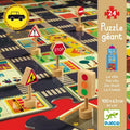 Djeco - Puzzle Giant City Road 24pc Giant Pop To Play