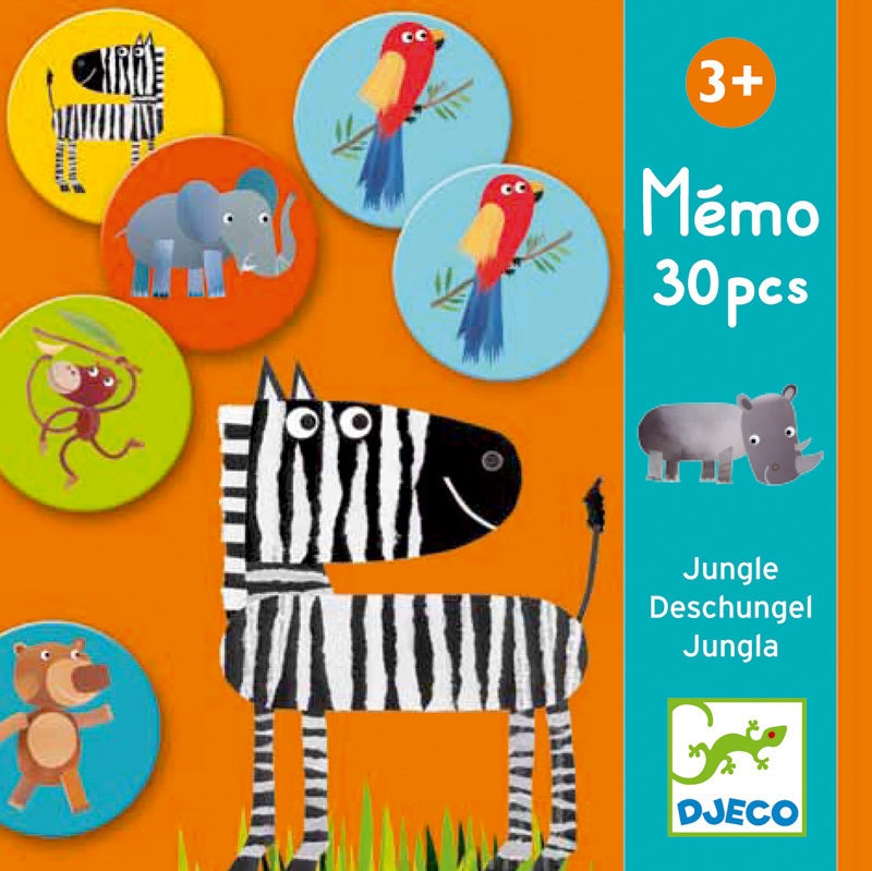 Djeco - 30 piece Jungle Memory Game
