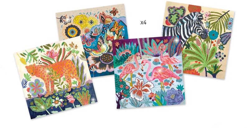 Djeco - Tropico Glitter Boards