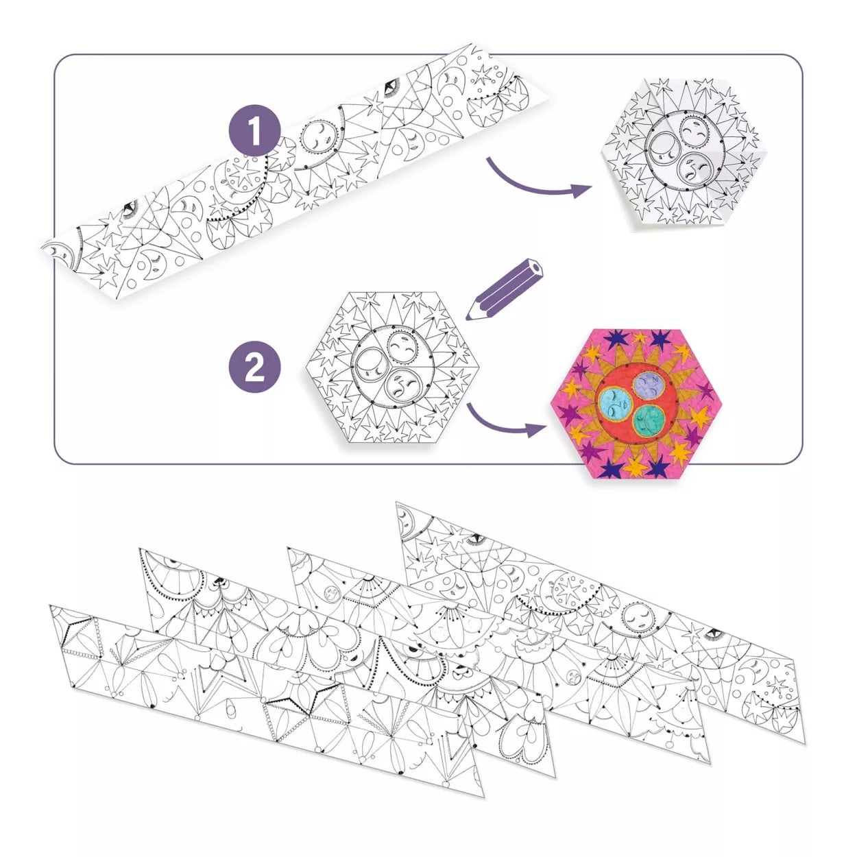 Djeco - Constellation Mandalas Colouring