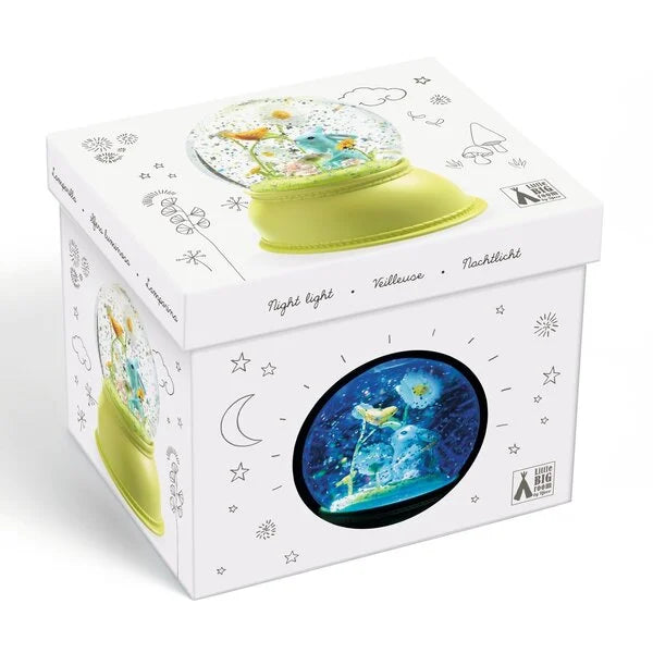 Djeco - Rabbit Snow Globe Night Light