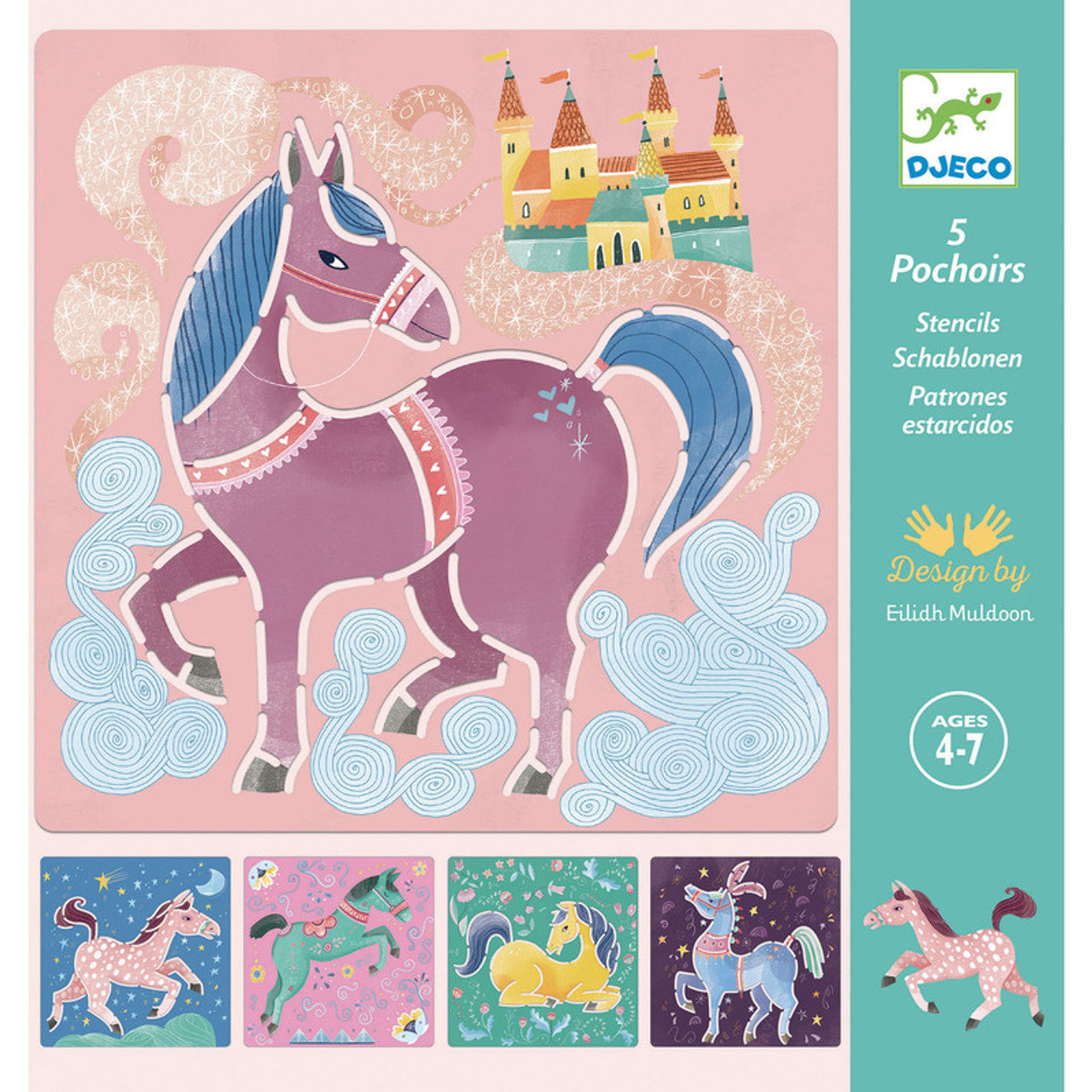 Djeco - Horse Stencils