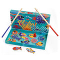 Djeco - 12 piece Magnetic Graphic Fishing