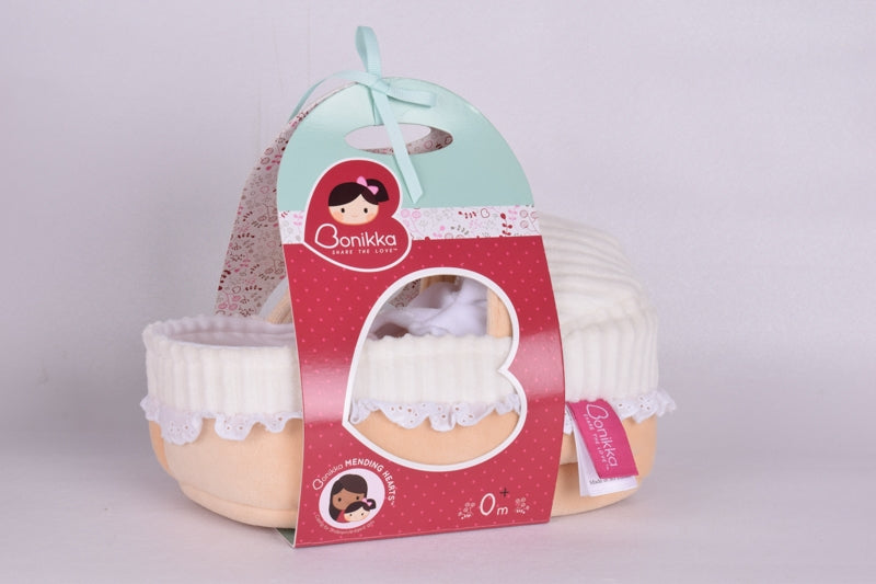 Bonikka - Grace Baby Doll in Carry Cot With Accessories