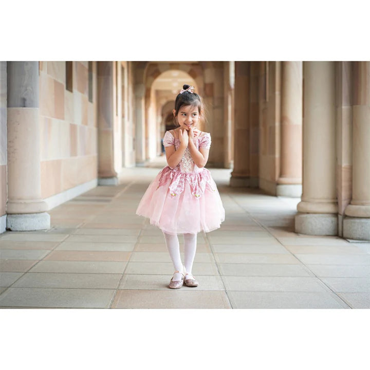 Great Pretenders - Dusty Rose Holiday Ballerina Dress - Size 3-4