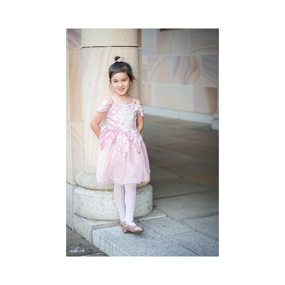Great Pretenders - Dusty Rose Holiday Ballerina Dress - Size 5-6