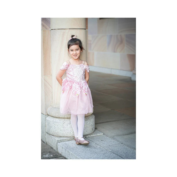 Great Pretenders - Dusty Rose Holiday Ballerina Dress - Size 3-4