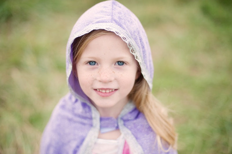 Great Pretenders - Lilac Diamond Sparkle Cape - Size 3-4