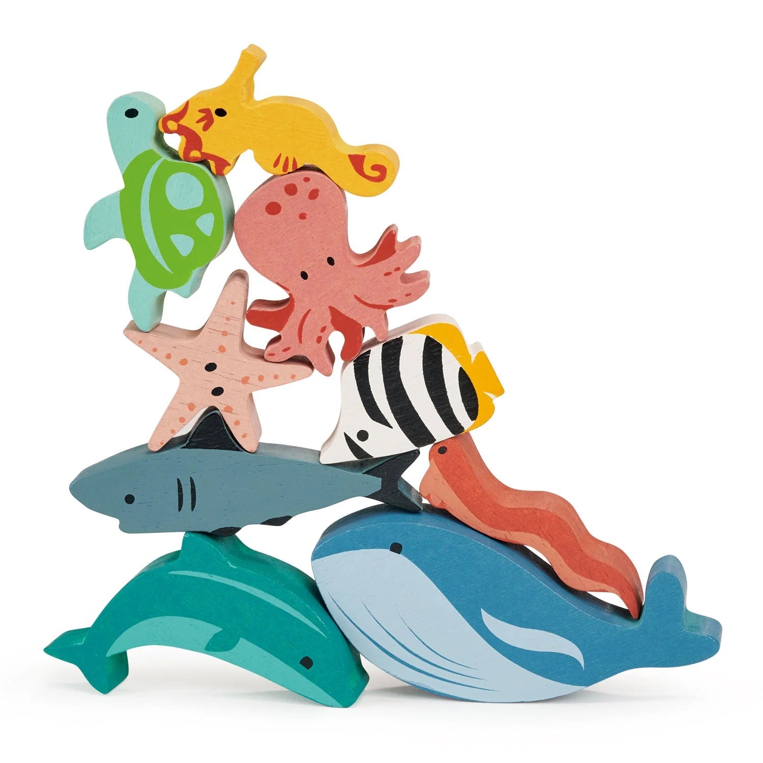 Mentari - Wooden Happy Stacking Ocean Set