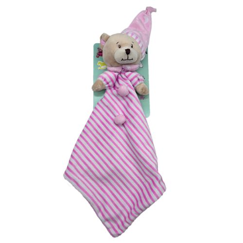Huggable - Baby Bear Blankie Pink