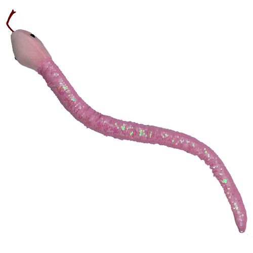 Huggable - Glitter Snake Pink