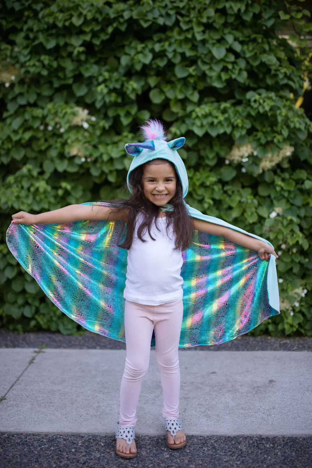 Great Pretenders - Reversible Unicorn & Dragon Cape - Size 4-6