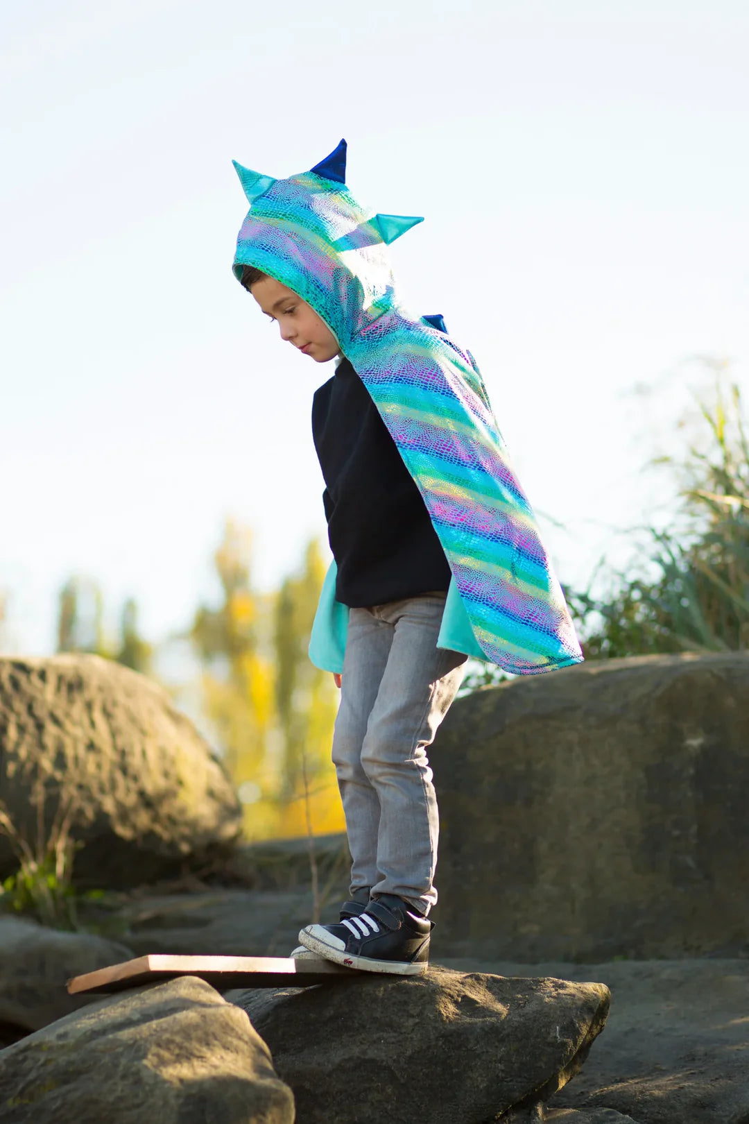 Great Pretenders - Reversible Unicorn & Dragon Cape - Size 5-6