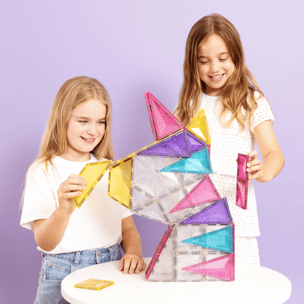Connetix - Glitter Unicorn Pack 56pcs