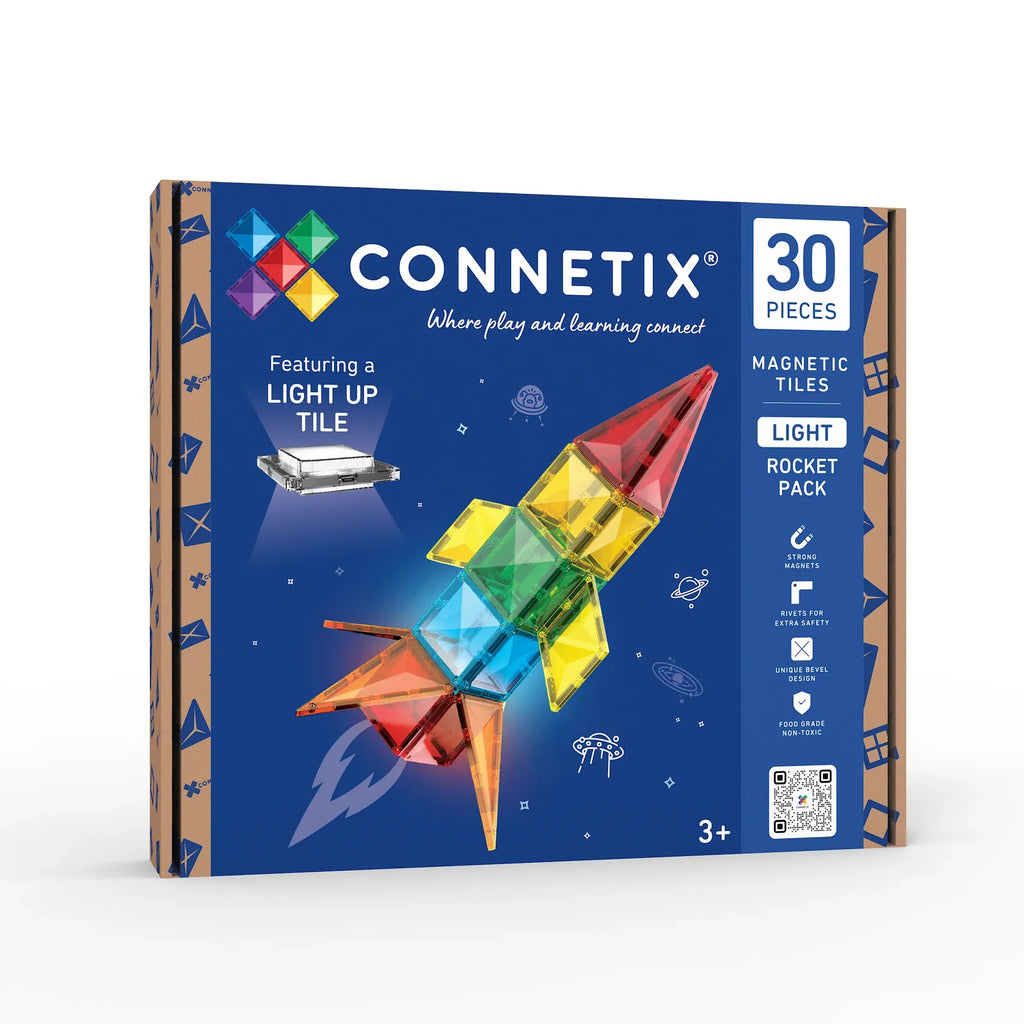 Connetix - Light Rocket Pack 30 PC - NEW