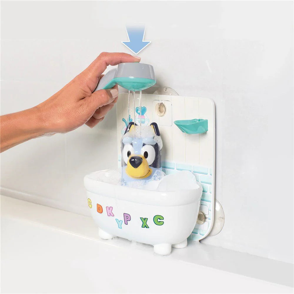 TOMY - Shower & Scrub Bluey