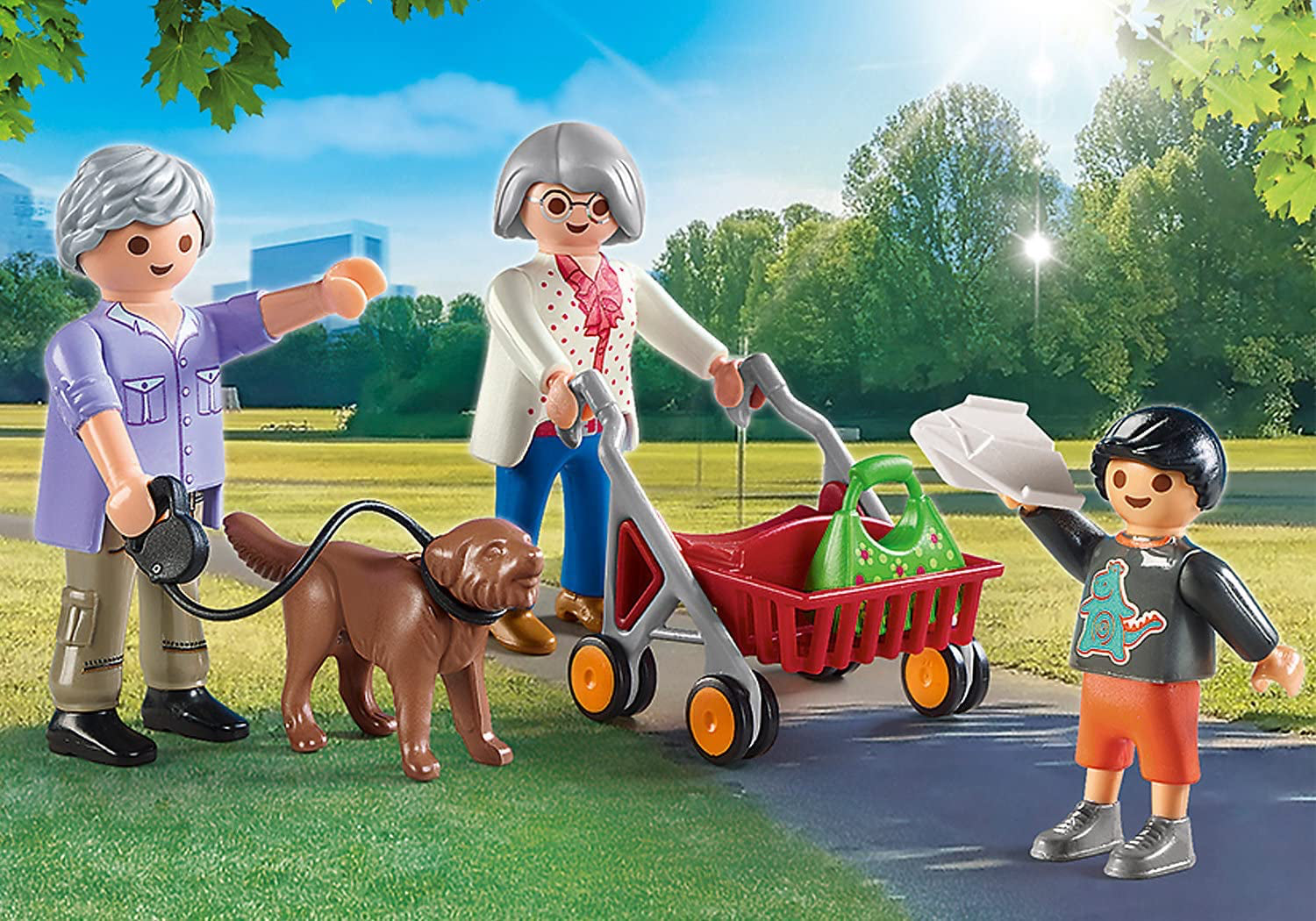 Playmobil - City Life Grandparents With Grandchild 70990