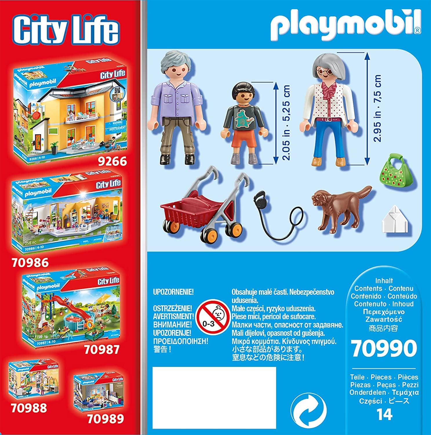 Playmobil - City Life Grandparents With Grandchild 70990