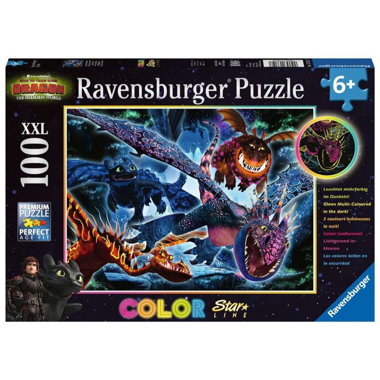 Ravensburger - Dragons 3 Puzzle 200p