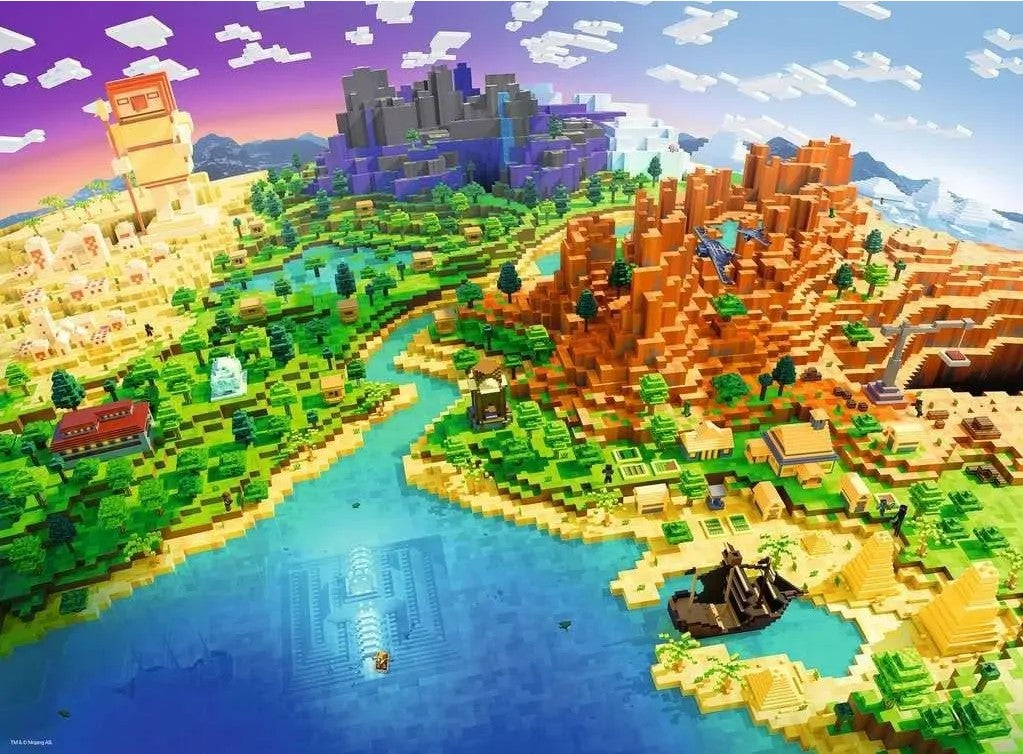 Ravensburger - World of Minecraft 500pc