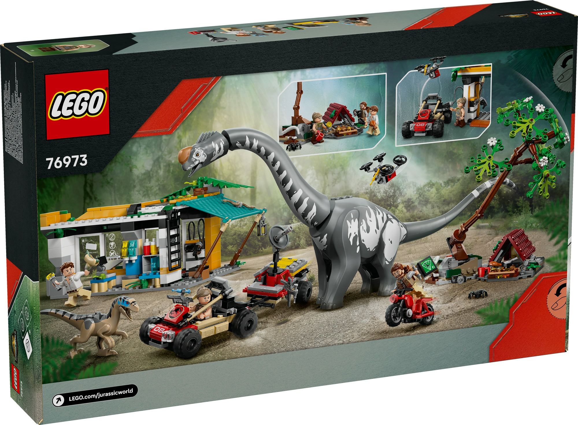 LEGO - Jurassic World Raptor & Titanosaurus Tracking Mission 76973