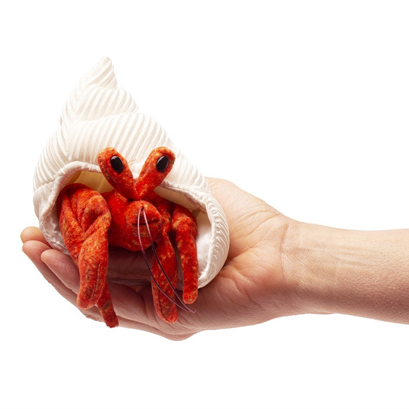 Folkmanis - Mini Hermit Crab Finger Puppet