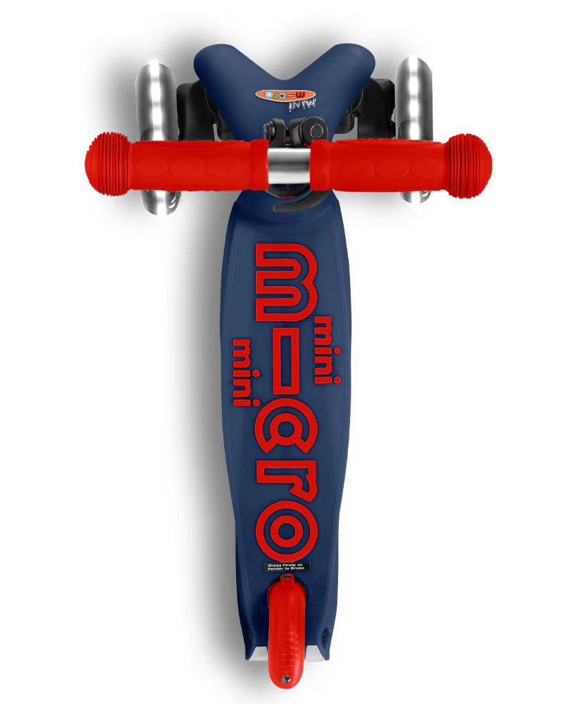 Micro - Mini Deluxe Scooter with LED - Navy Blue