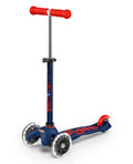 Micro - Mini Deluxe Scooter with LED - Navy Blue