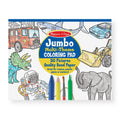 Melissa & Doug - Jumbo Colouring Pad - Blue