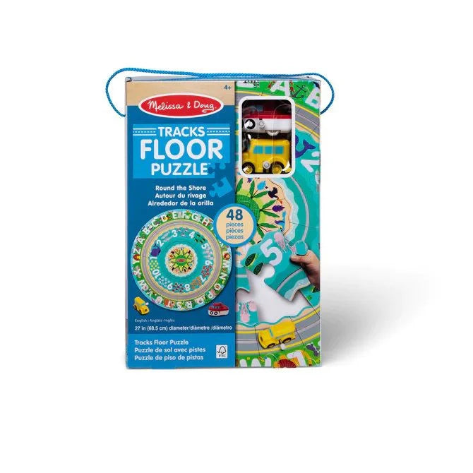 Melissa & Doug - Round the Shore Tracks Floor Puzzle